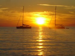 tramonto isola del giglio